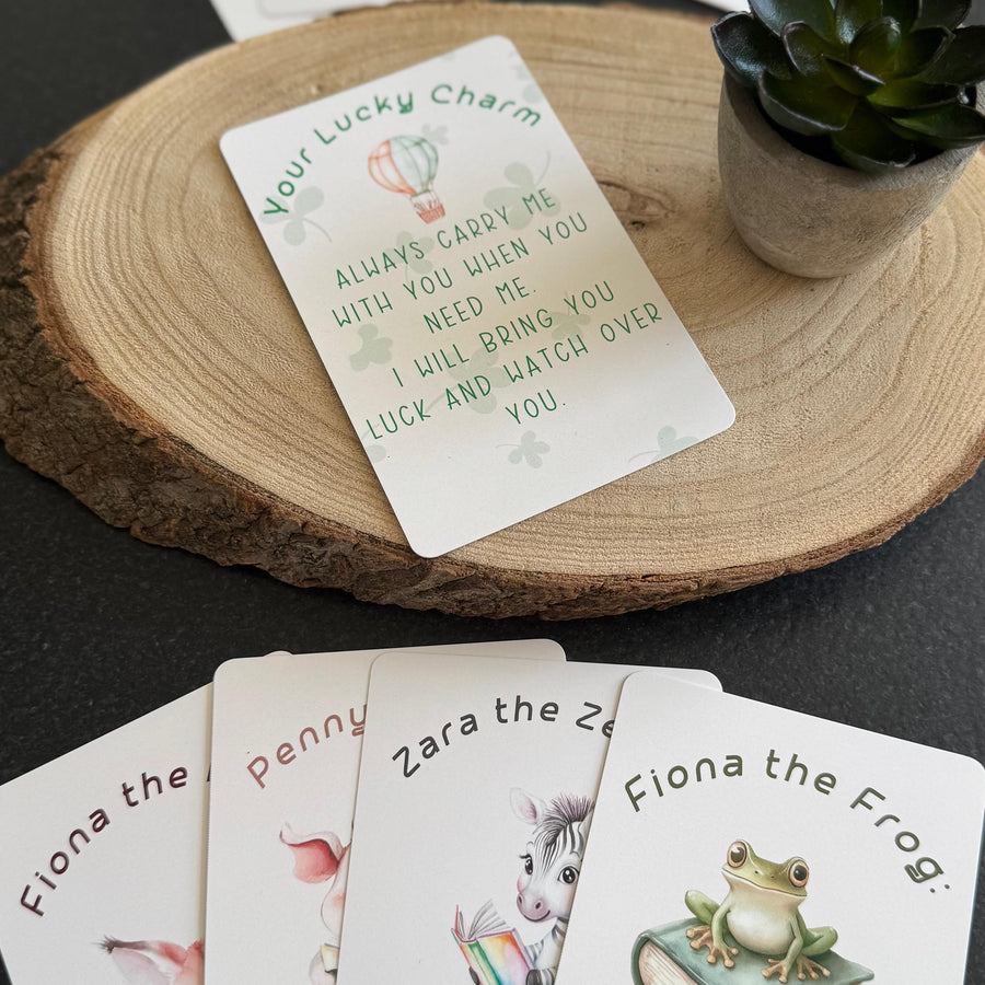Kids Affirmation Cards - Wild Animal Edition | Printed Card Deck