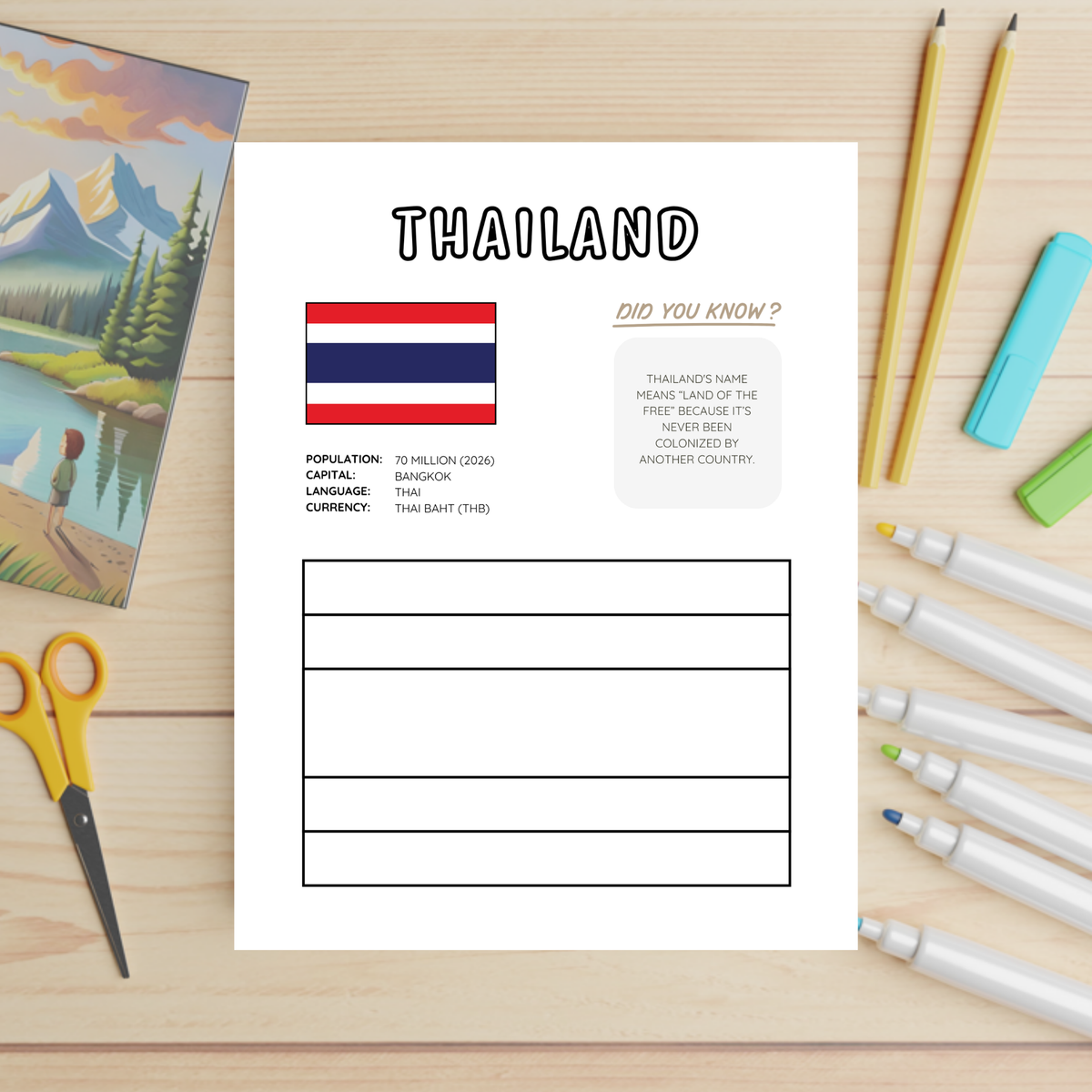 ASIA Flags Coloring Book – Printable PDF for Kids | Letter & A4 | Digital Download