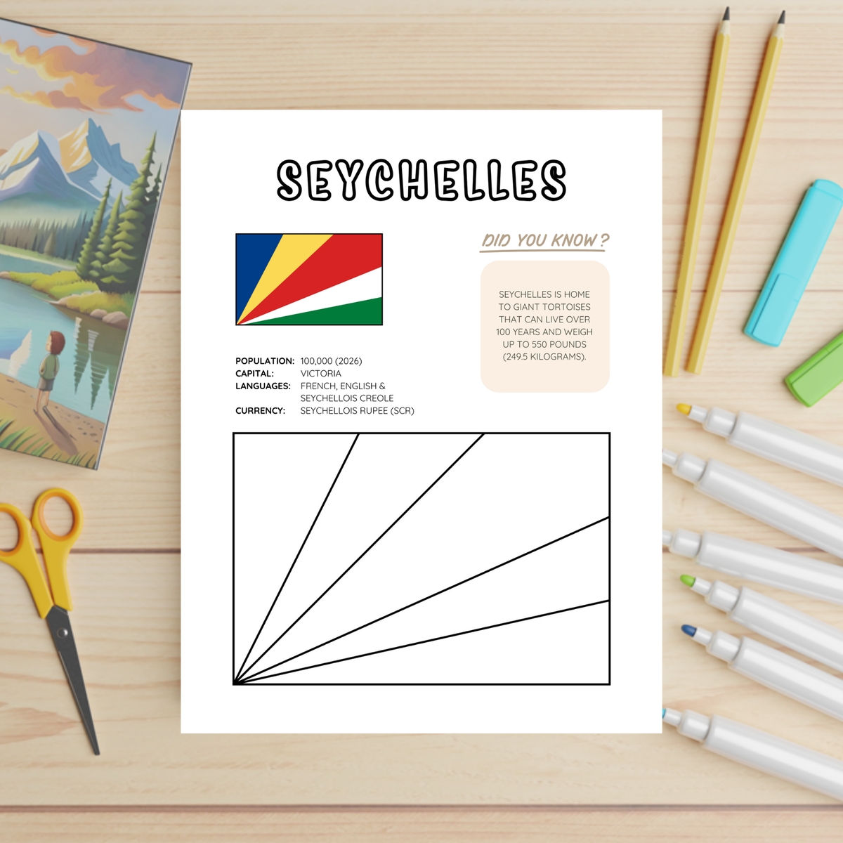 AFRICA Flags Coloring Book – Printable PDF for Kids | Letter & A4 | Digital Download