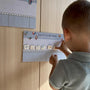 Premium Morning & Evening Routine Chart for Kids | Reusable Visual Routine Chart