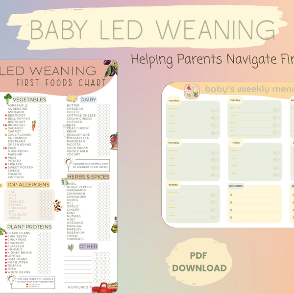 Baby Led Weaning Printables Bundle_Digital Download