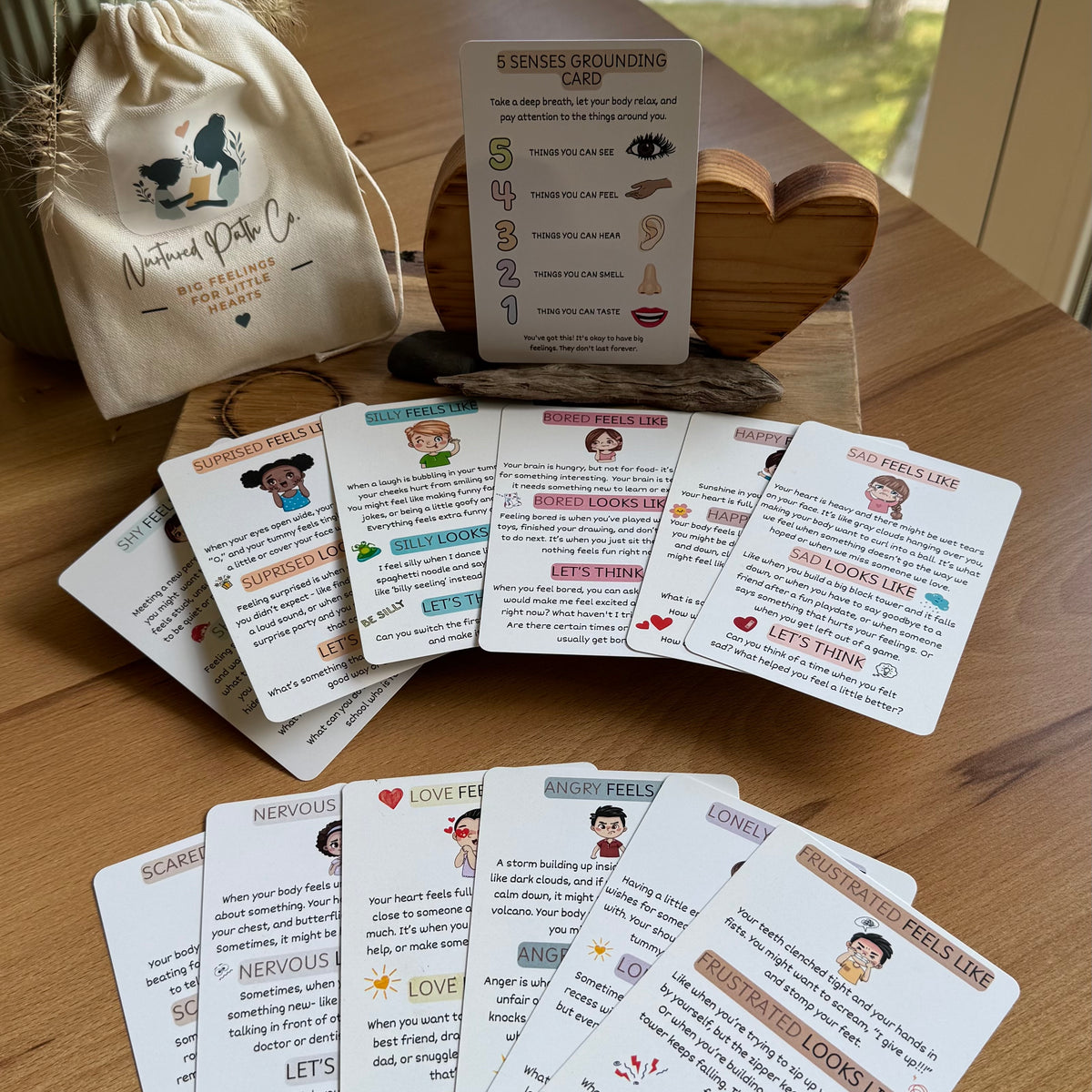 Feelings & Coping Skills Cards for Kids – Social Emotional Learning (SEL)