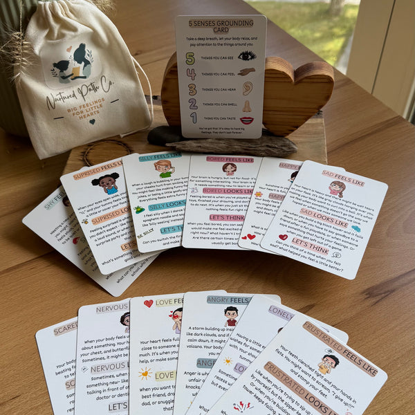 Feelings & Coping Skills Cards for Kids – Social Emotional Learning (SEL)