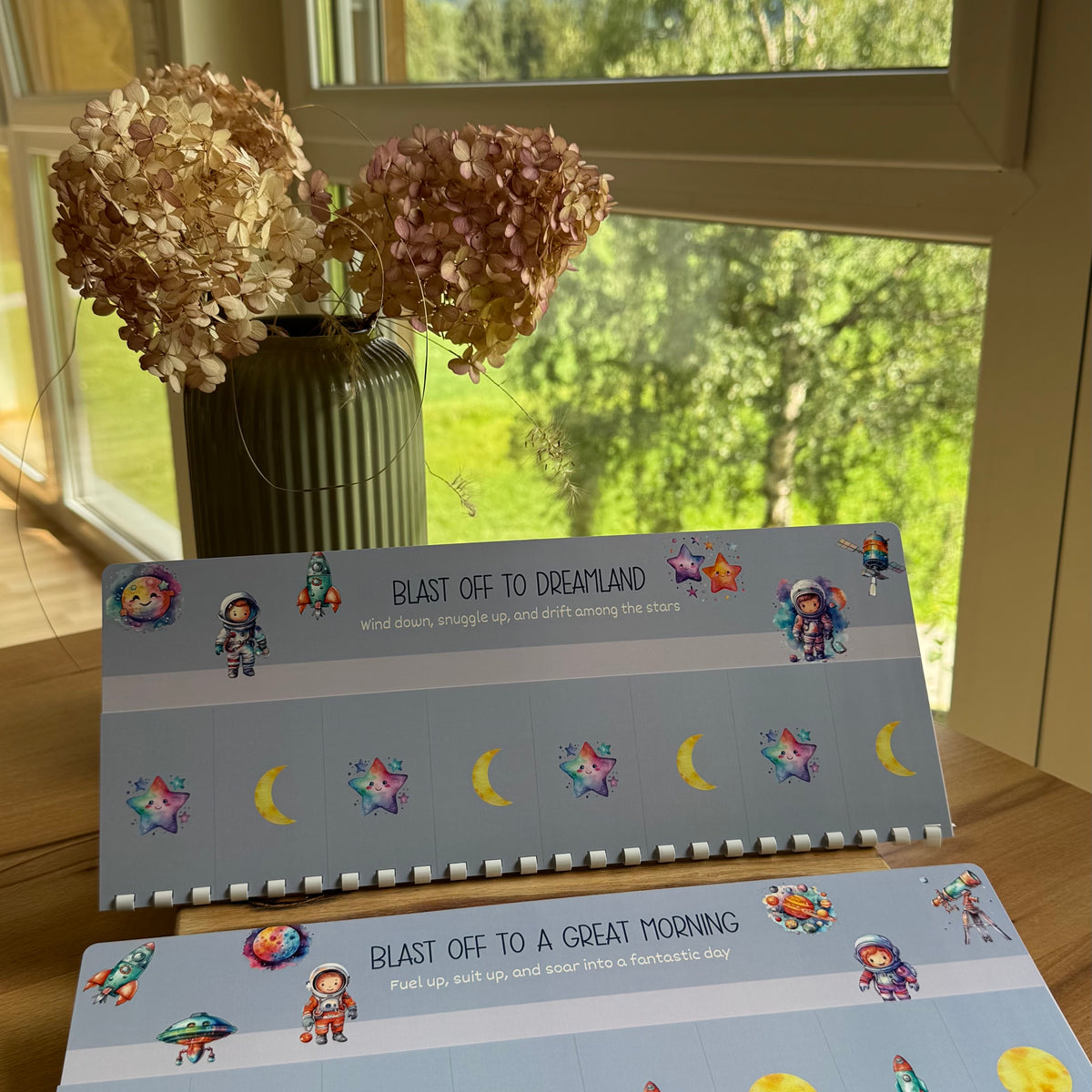 Premium Morning & Evening Routine Chart for Kids | Reusable Visual Routine Chart