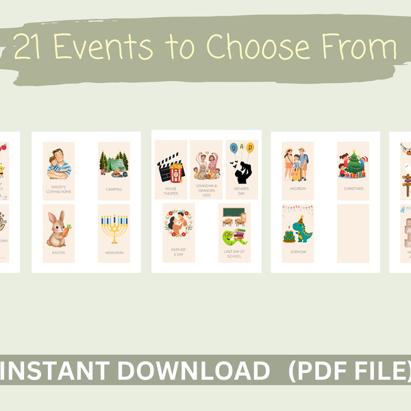 Kids Countdown Chart – Printable Digital Download