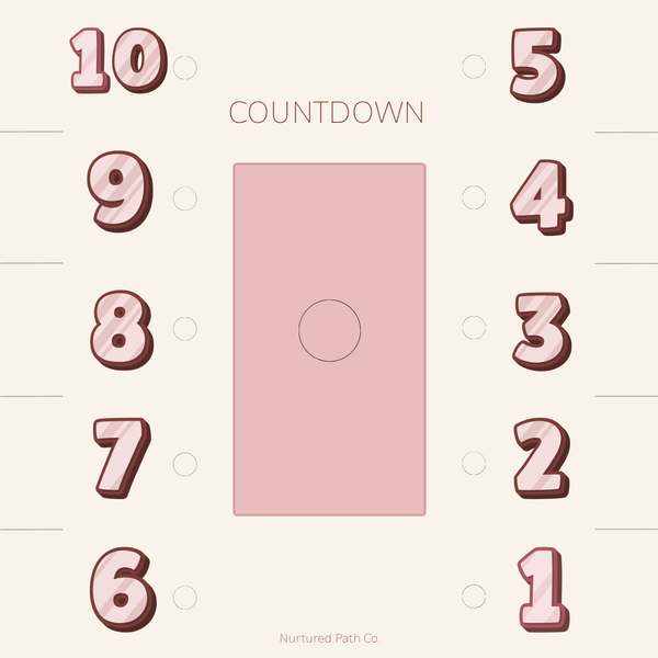 Kids Countdown Chart – Printable Digital Download