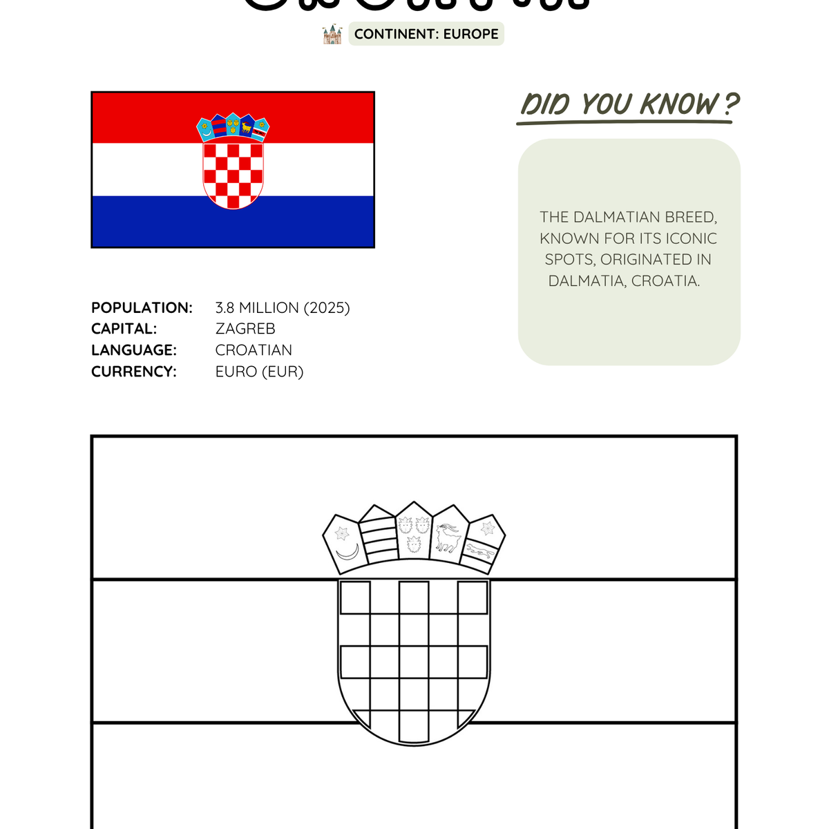 BUNDLE: The Ultimate World Flags Coloring Book for Kids (Digital Download)