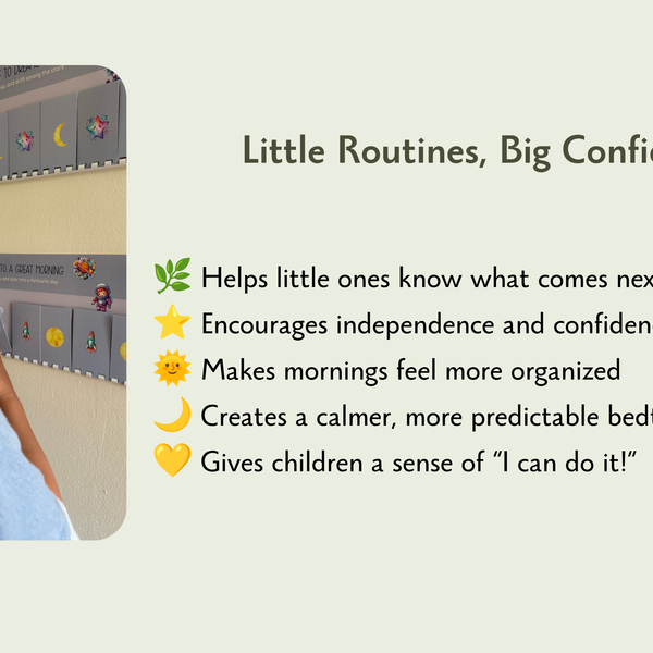 Kids Morning & Evening Routine Chart – Printable Visual Routine