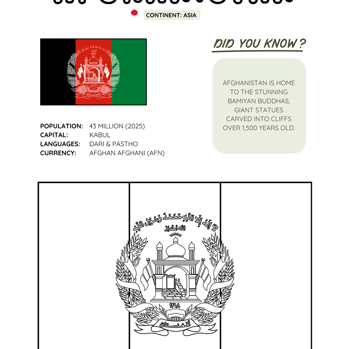BUNDLE: The Ultimate World Flags Coloring Book for Kids (Digital Download)