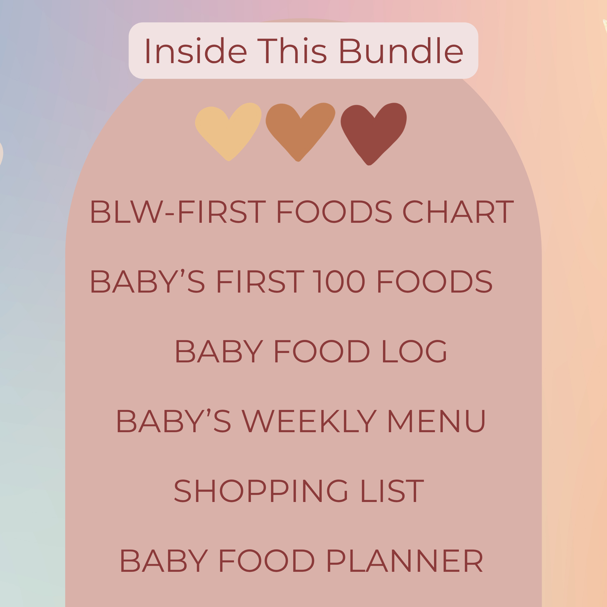 Baby Led Weaning Printables Bundle_Digital Download