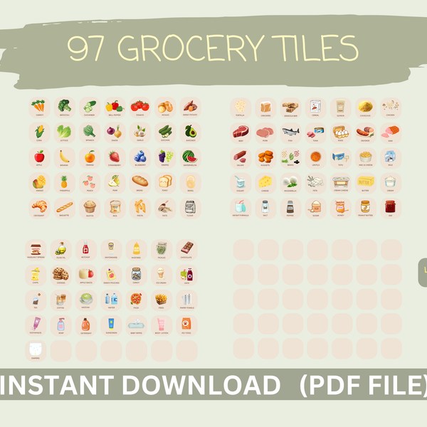 Shop & Match – Little Shopper’s Grocery Cart List (Digital Download)