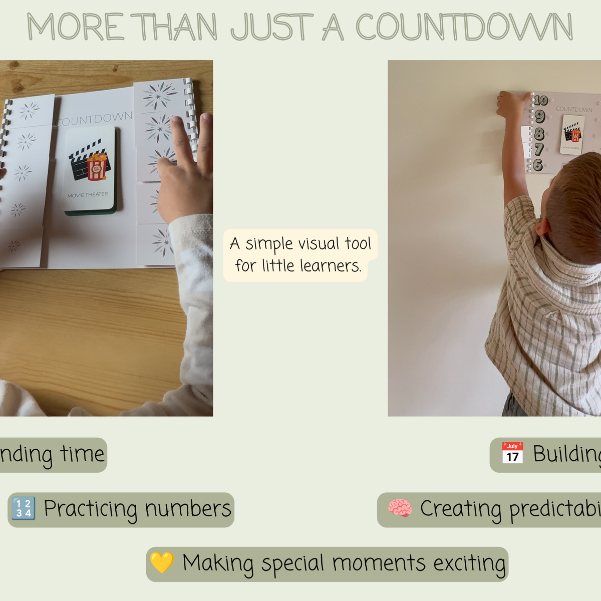 Kids Countdown Chart – Printable Digital Download