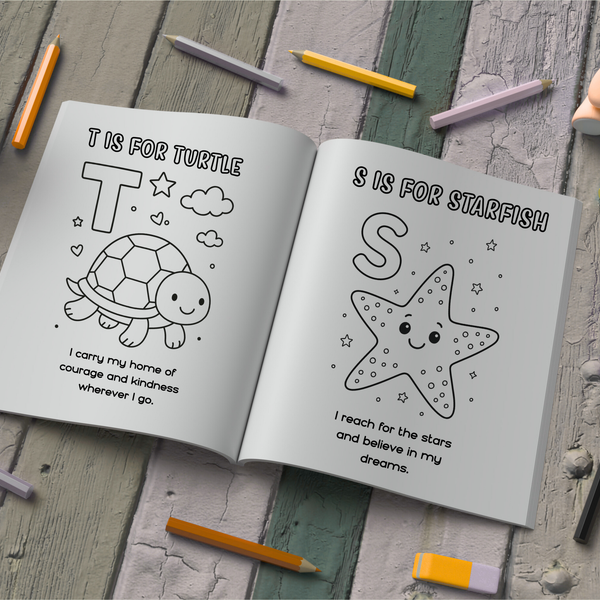 ABC Animals & Affirmations Printable Pack - Fun Learning for Kids (Digital Download)