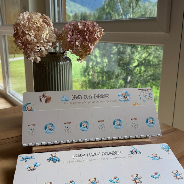 Premium Morning & Evening Routine Chart for Kids | Reusable Visual Routine Chart