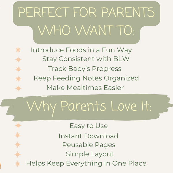 Baby Led Weaning Printables Bundle_Digital Download