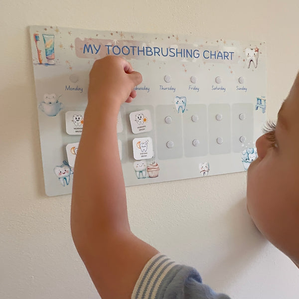 Kids Toothbrushing Routine Chart – Printable  for Toddlers