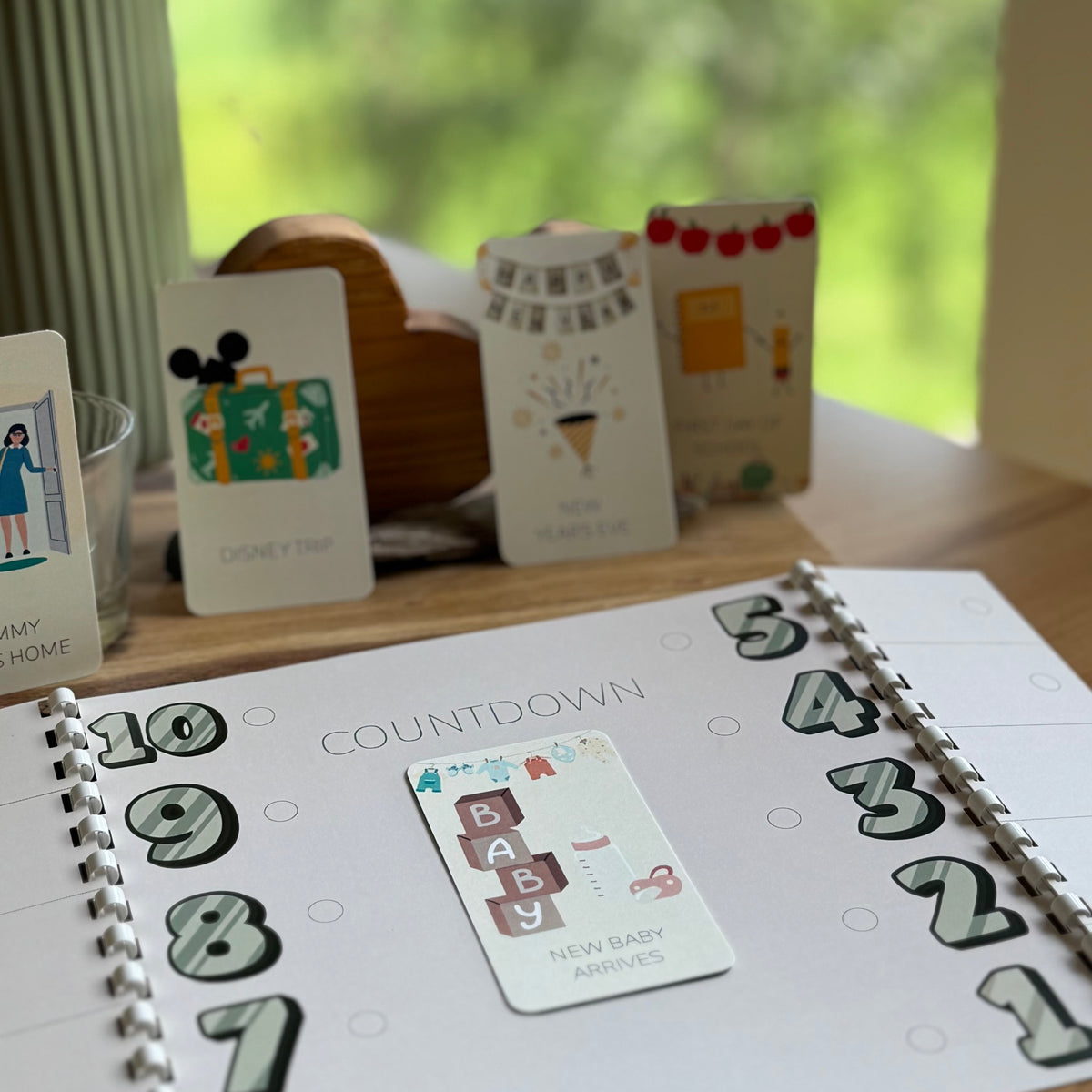 Kids Countdown Chart – Visual Countdown for Special Events | Physical Product