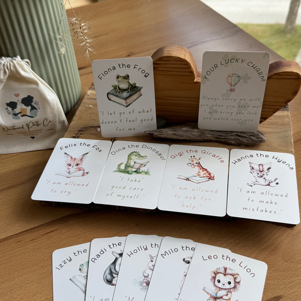 Affirmation Cards for Kids – Wild Animal Edition | Confidence & Positive Self-Talk