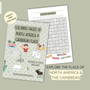 NORTH AMERICA & CARIBBEAN Coloring Book – Printable PDF for Kids | Letter & A4 | Digital Download